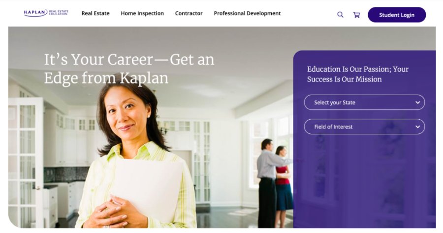 Best Real Estate Online Schools: Kaplan