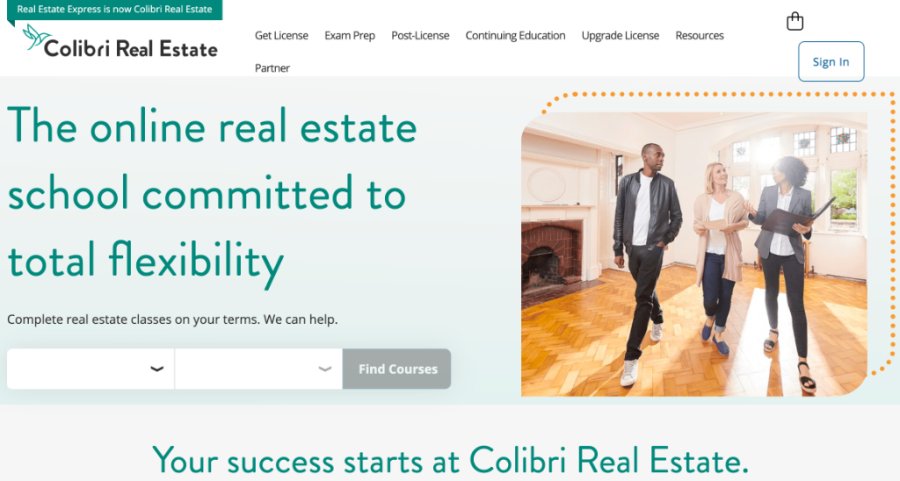 Best Real Estate Online Schools: Colibri Real Estate