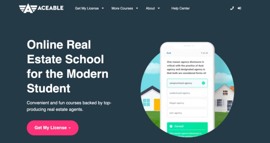 Best Real Estate Online Schools: Aceable